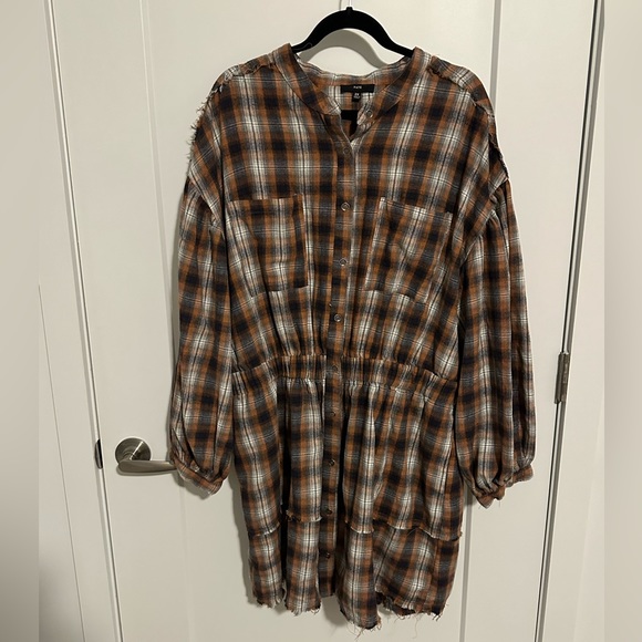 Plaid Mini Dress - Picture 6 of 6